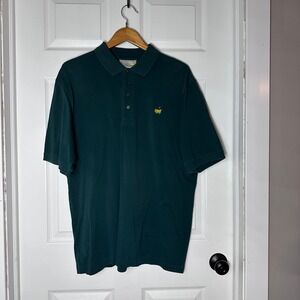 Slazenger Augusta National Golf Shop‎ Masters Polo Shirt Green Mens XL Cotton